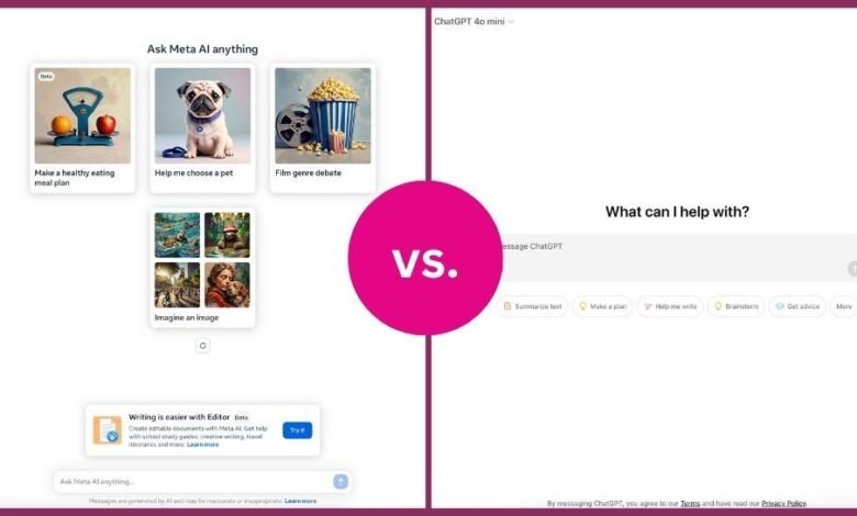 Meta AI مقابل ChatGPT: يتفوق جاك جميع المهن على سيد واحدة. نحن نكتشف ما هو الأفضل