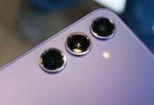 Samsung Galaxy S24 Plus hands on camera closeup