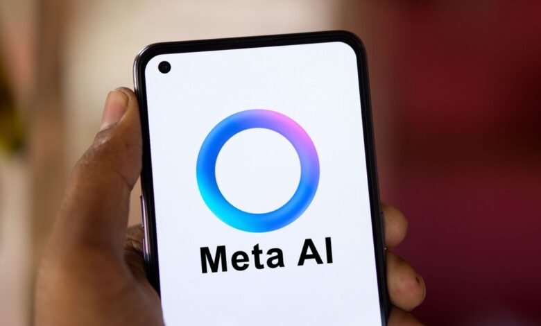 Meta AI on a smartphone